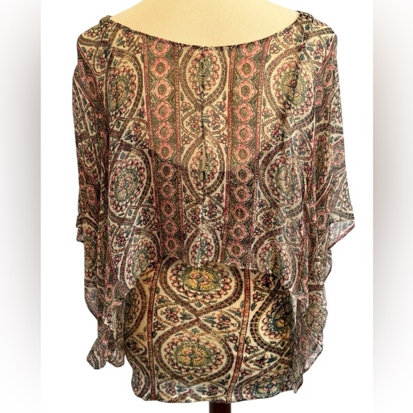 Anthropologie Multicolor Patterned Blouse - Picture 4 of 11